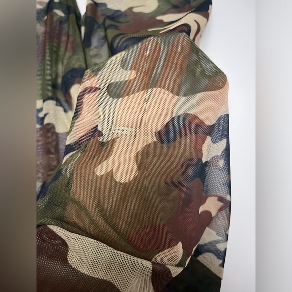 NWOT ⚜️🪖⚜️ Laina Rauma camo mesh see through biker shorts - Picture 11 of 12